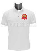 CCAC Logo Polo, White