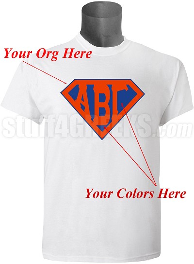 Custom Superman Letters T-Shirt 