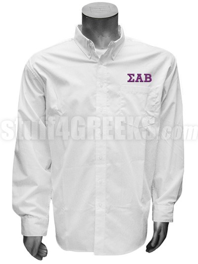 Sigma Alpha Beta Button Down Shirt 