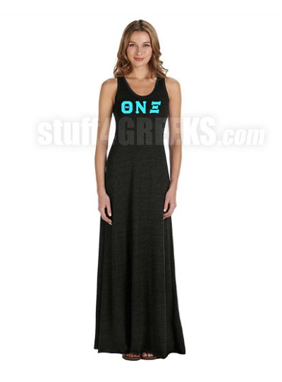 Custom maxi dress. 
