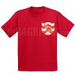 Devastating Diva Chevron Faux Pocket T-Shirt 