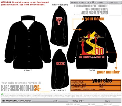 Devastating Diva SCTAC Chapter Spring 2017 Line Jacket, Black