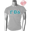 Gamma Beta Delta Greek Letter T-Shirt 