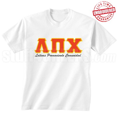 Lambda Pi Chi (LPC) T-Shirt, White 