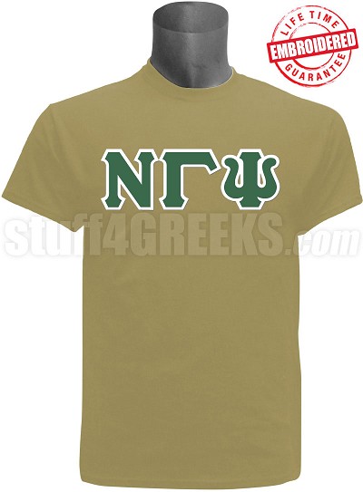 Nu Gamma Psi Greek Letter T-Shirt 