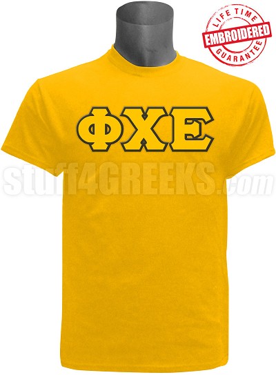 Phi Chi Epsilon Greek Letter T-Shirt 