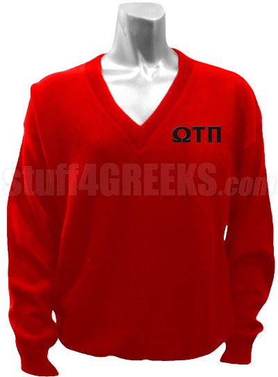 Omega Tau Pi V-Neck Sweater 