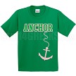 Anchor T-Shirt, Kelly/Pink 