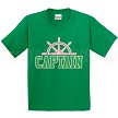 Captain T-Shirt, Kelly/Pink 