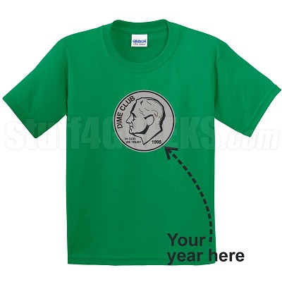  Dime Club T-Shirt, Kelly 