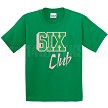 6/Six Club T-Shirt, Kelly/Pink 