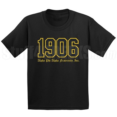 1906 Alpha Phi Alpha Old English T-shirt 