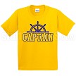 Captain T-Shirt, Gold/Royal 