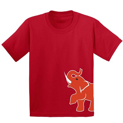 Elephant Mascot T-Shirt, Red 