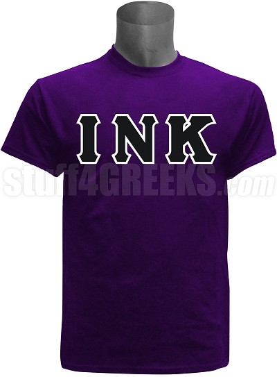 Iota Nu Kappa Greek Letter T-Shirt 