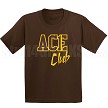 Ace Club T-Shirt, Brown/Gold 
