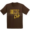  9/Nine Club T-Shirt, Brown/Gold 