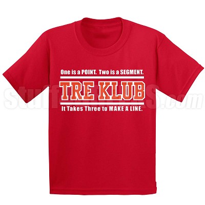 Kappa Alpha Psi Tre Klub (Gen1) T-Shirt, Red 