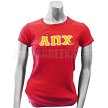 Lambda Pi Chi Butterflies T-Shirt, Red 
