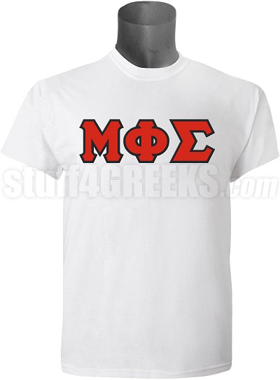 Mu Phi Sigma Greek Letter T-Shirt 