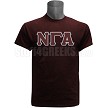 Nu Gamma Alpha Greek Letter T-Shirt 