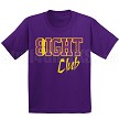8/Eight Club T-Shirt, Purple/Old Gold 