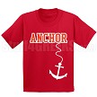 Anchor T-Shirt, Red/White 