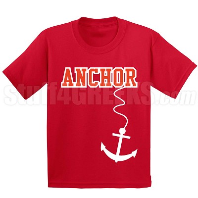 Anchor T-Shirt, Red/White 