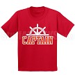 Captain T-Shirt, Red/White 