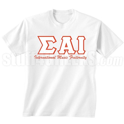 Sigma Alpha Iota International Music Fraternity T-Shirt, White 