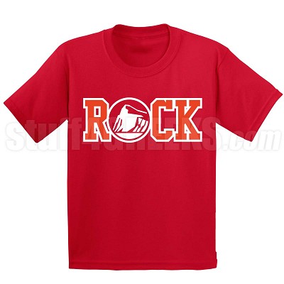 ROCK T-Shirt, Red/White 