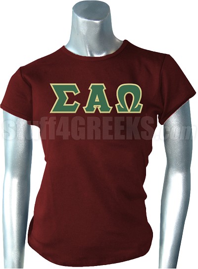 Sigma Alpha Omega Greek Letter T-Shirt 