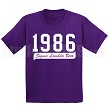 1986 Sigma Lambda Beta T-Shirt, Purple 