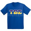 TBS Half-Letters T-Shirt, Royal 