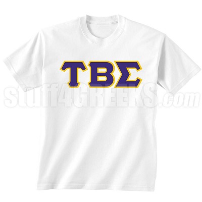 Tau Beta Sigma Greek Letter T-Shirt, White 